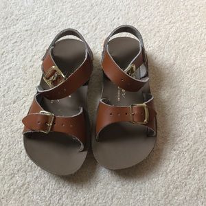 Sun-San tan surfer sandals, size 8